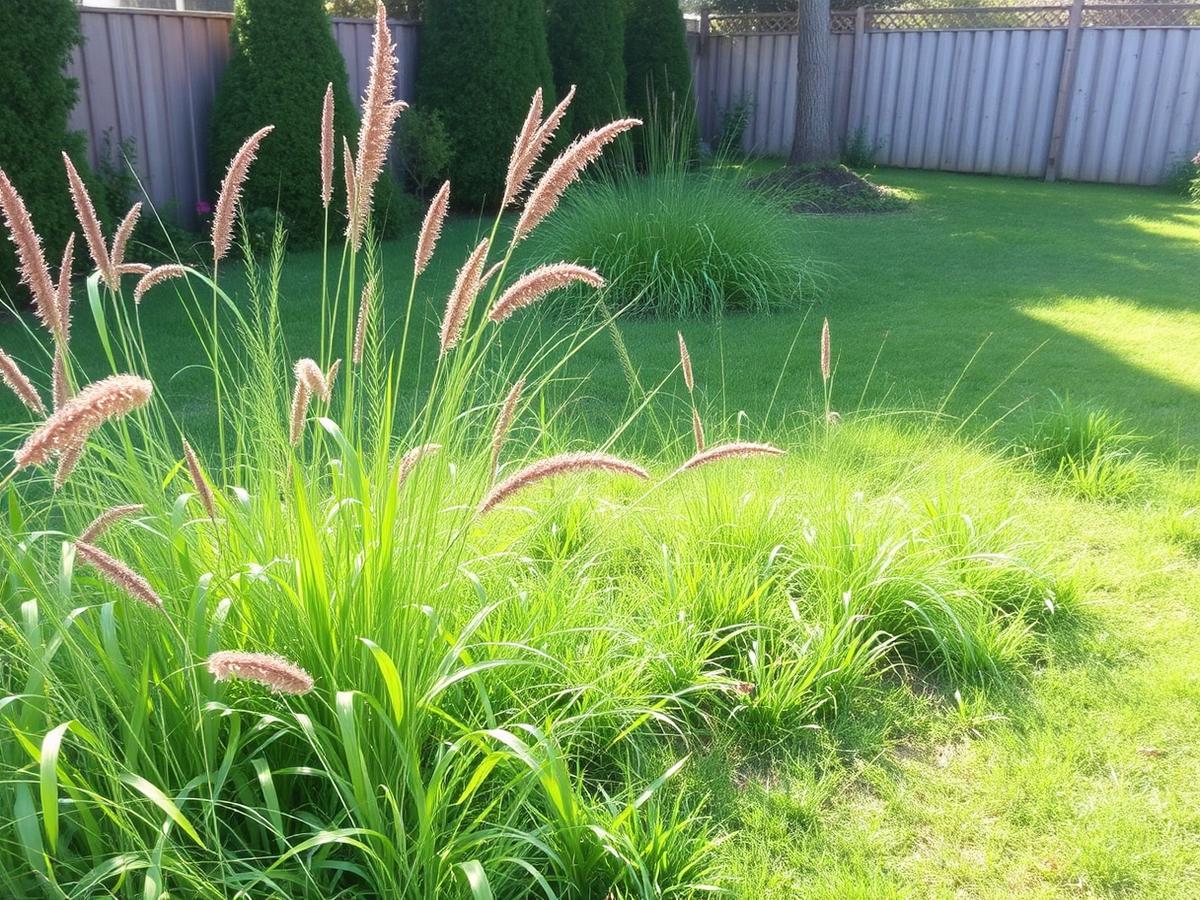 Overgrown Lawn Reset before
